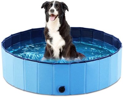 Jasonwell Foldable Dog Pet Bath Pool Collapsible Dog Pet Pool Bathing Tub Kiddie Pool for Dogs Cats