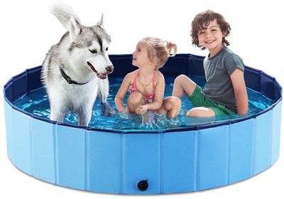 Jasonwell Foldable Dog Pet Bath Pool Collapsible Dog Pet Pool Bathing Tub Kiddie Pool for Dogs Cats